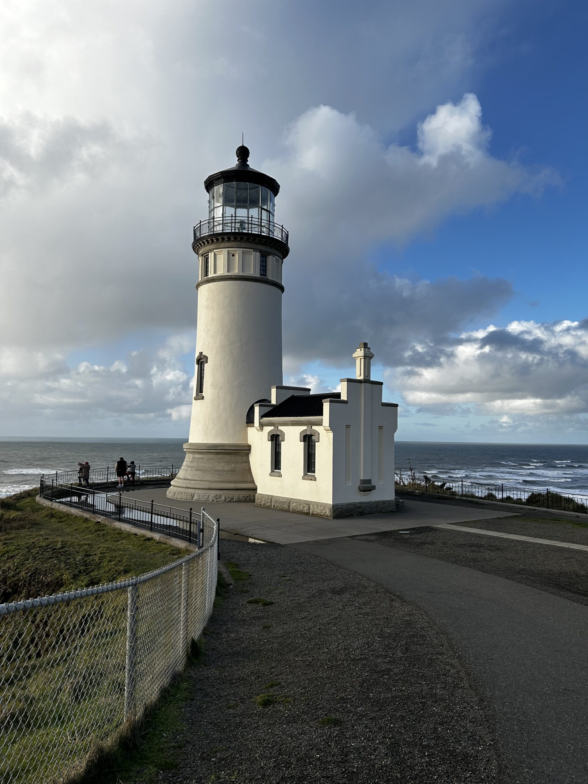 Lighthouse with clouds